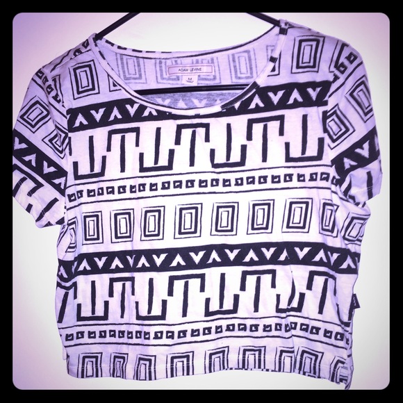 Geo crop top