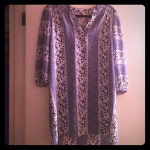 Printed shift dress