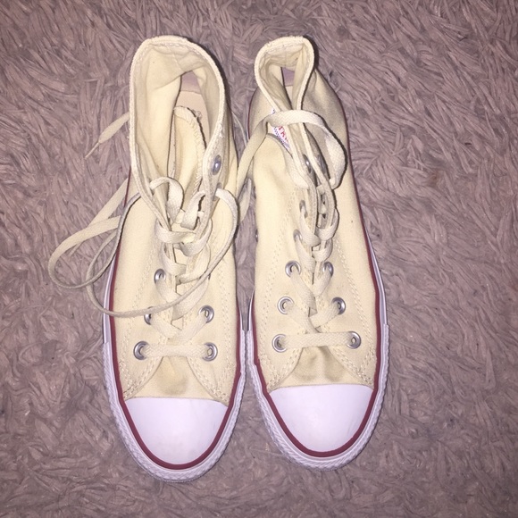 Off-white colored converse