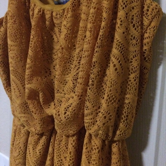 Golden Yellow Summer Dress - Picture 2 of 2