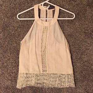 ASTR Flowy High Neck Top