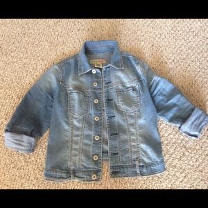 Light wash denim jacket