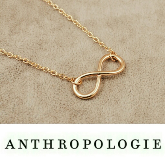Anthropologie Infinity Pendant Necklace