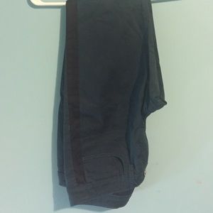 American Eagle Jeggings With Black Stripe