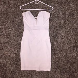 White Foreign Exchange strapless dress