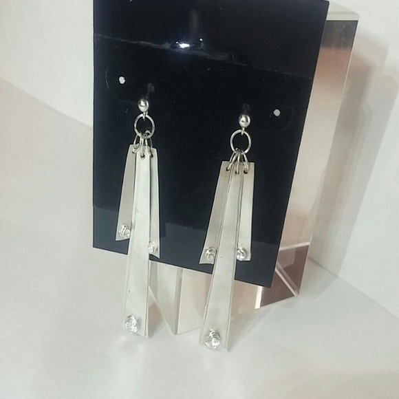 Oh So Fun Earrings in Silver & CZ's