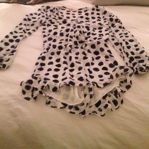 New but without tags cute polka dot romper