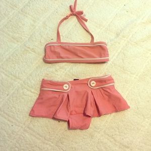 Children gap retro bikini