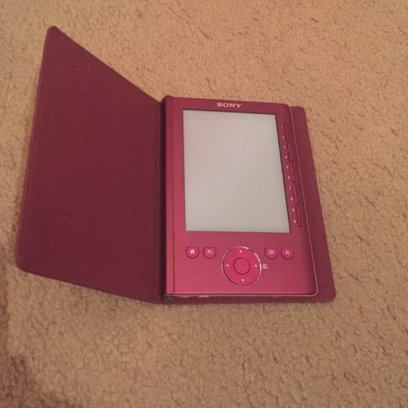 Like new pink Sony eReader/book
