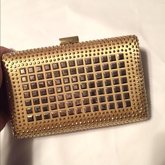 Cheng Sum  Handbags - Gold Clutch