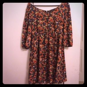 Floral plus sized dress