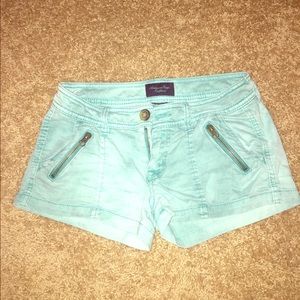 Blue/green shirts worn twice