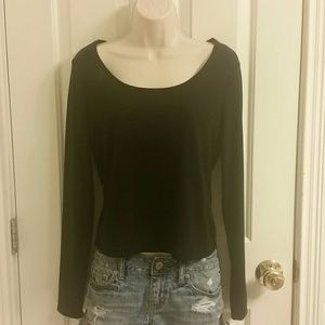 NWT - Mudd Black Long Sleeve Top