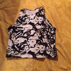 American Apparel sleeveless crop top