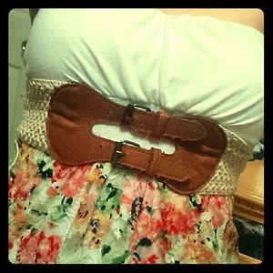 A Strapless, Gorgeous Top W/ Belt!!!