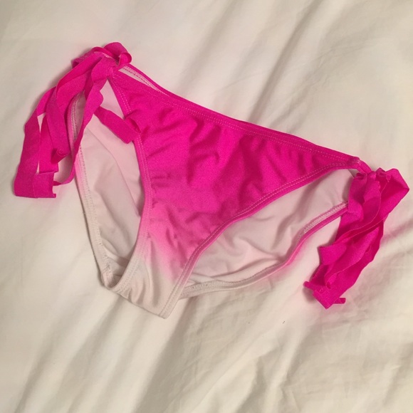 Pink Ombré Bathing Suit Bottoms...with Tassels