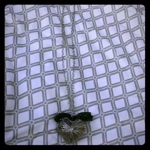 18in necklace with wired heart