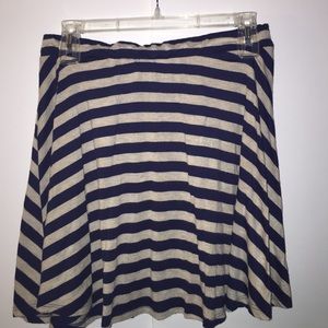 Blue and Beige Skirt
