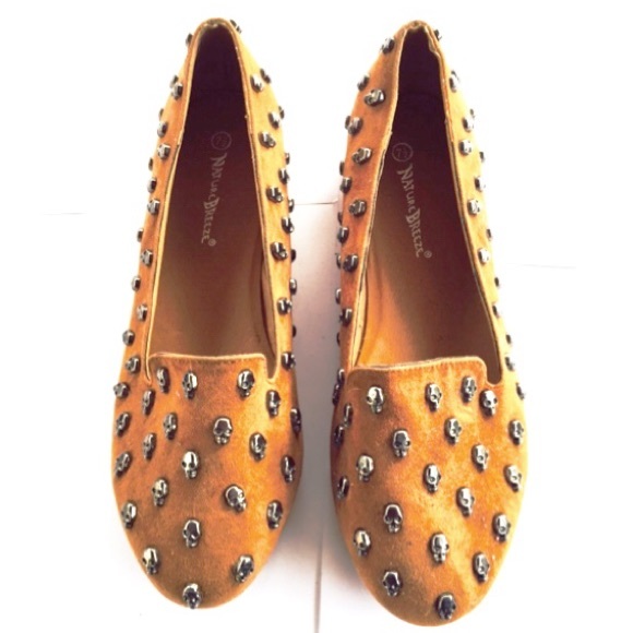 Skull Studded Flats