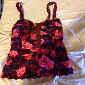 Floral free people top