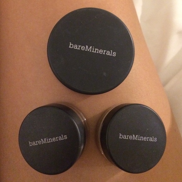 bareMinerals 1 blush and 2 eyeshadows