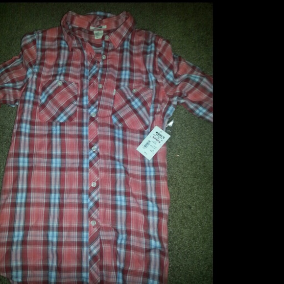 Levis small plaid shirt