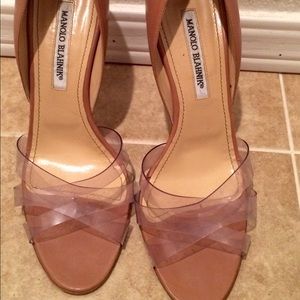 Authentic Gently Loved Manolo Blahniks, Size 38.5