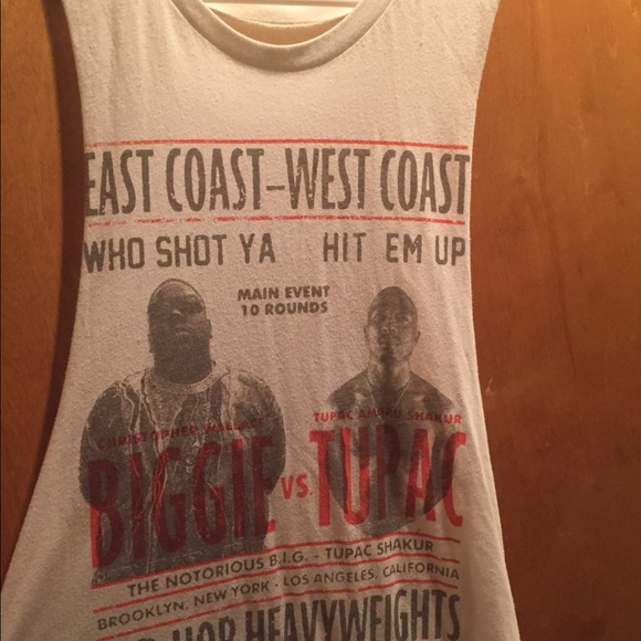 TUPAC/BIGGIE White Muscle Tank
