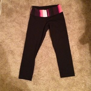 Lululemon wunderunder crops WORN ONCE
