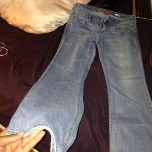 Light Wash Boot Cut Jeans