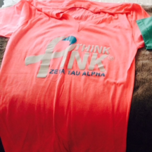 Susan G Komen Zeta Tau Alpha V neck