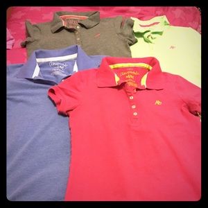 4 Aeropostale polo shirts