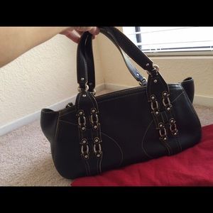 Cole Haan black leather purse