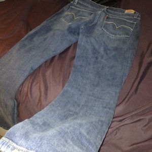Levi's too super low 524 jeans