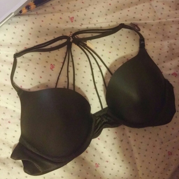Strappy bombshell bra