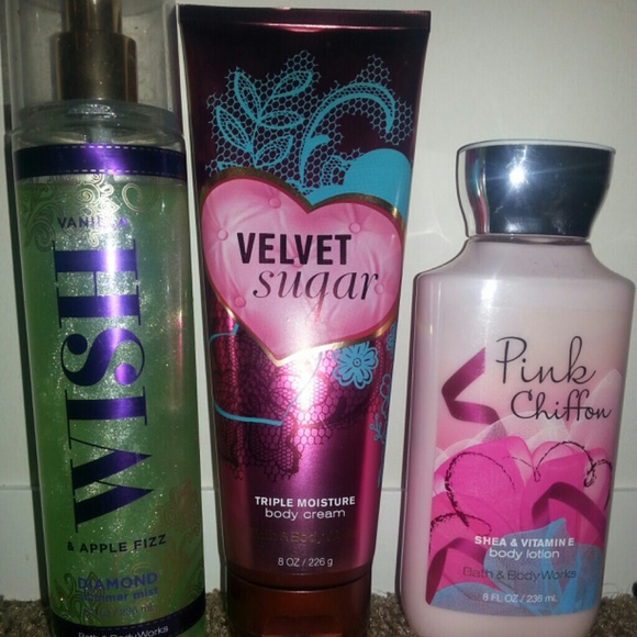 Bath and body works lotion and sprah