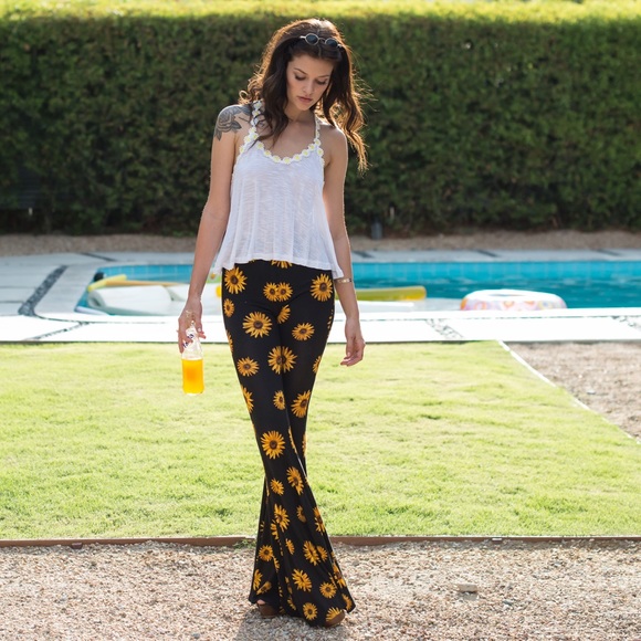 sunflower bell bottoms