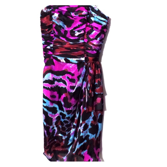 Cache Strapless Formal Dress