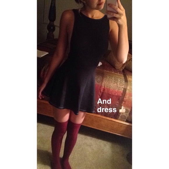 SOLD! Black AA ponte dress