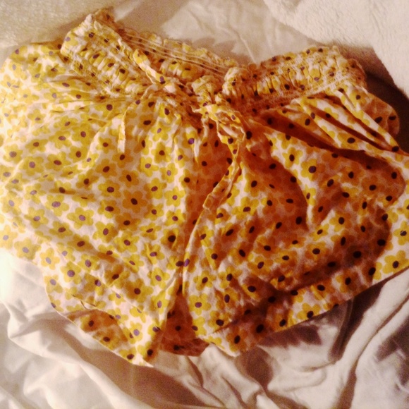 Forever 21 Daisy Pajama Shorts