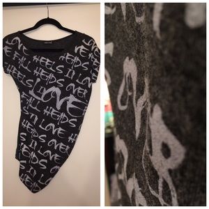 Over the shoulder top.