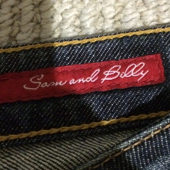 Sam and Billy jeans straight low rise in size 27 - Picture 3 of 3