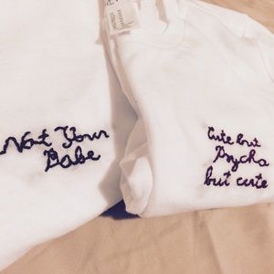 Brandy inspired embroidered shirts!