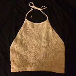Brandy Melville Crotchet Halter top