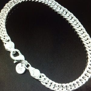 Silver link bracelet