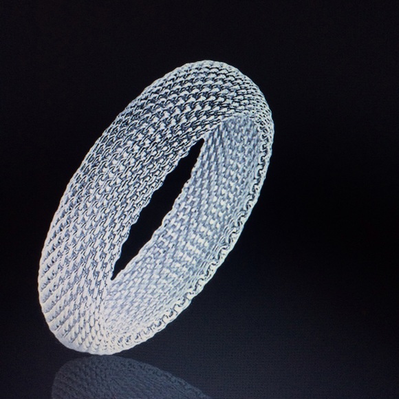 Sterling silver bangle bracelet