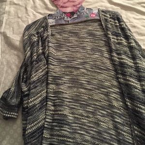 Stripped Cardigan