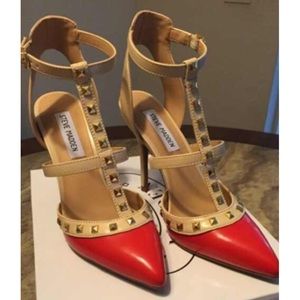 Steve Madden red heels