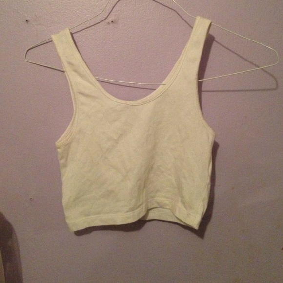 White crop top