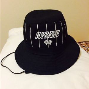 Black Supreme Bucket Hat